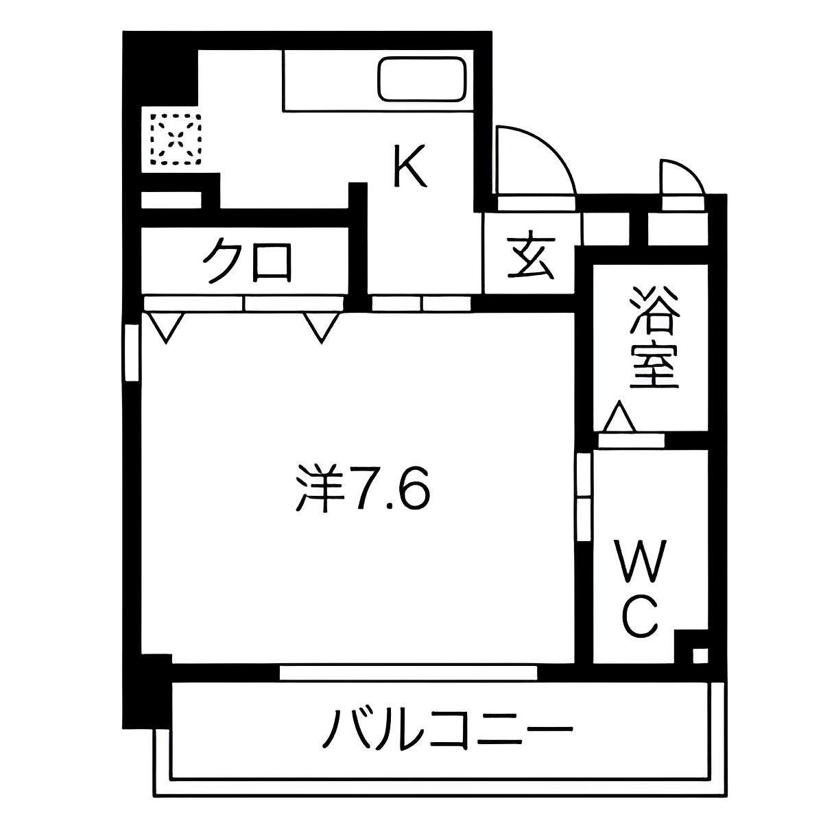 【空室募集中】602号室（1K）