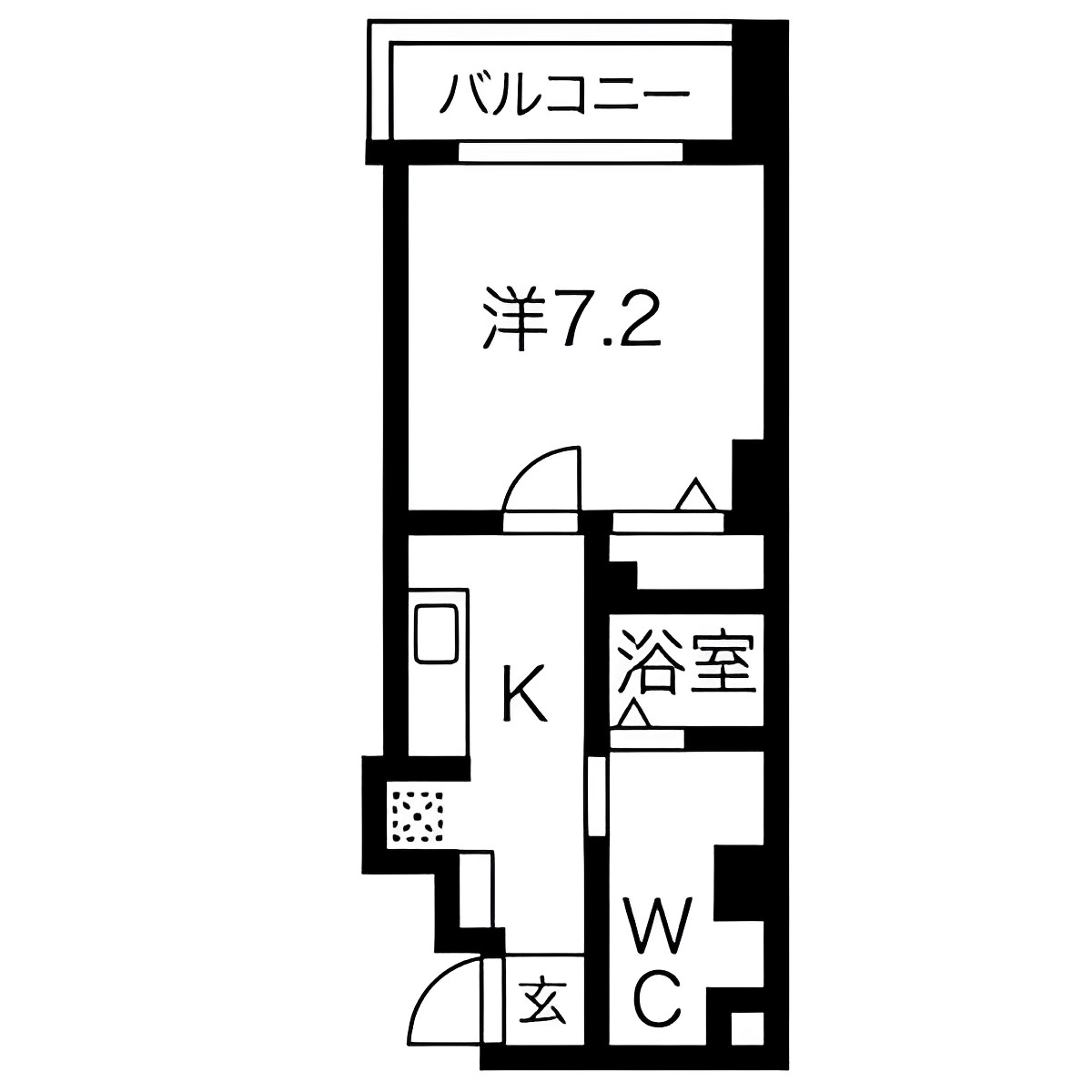 ※募集終了【空室募集中】405号室（1K）